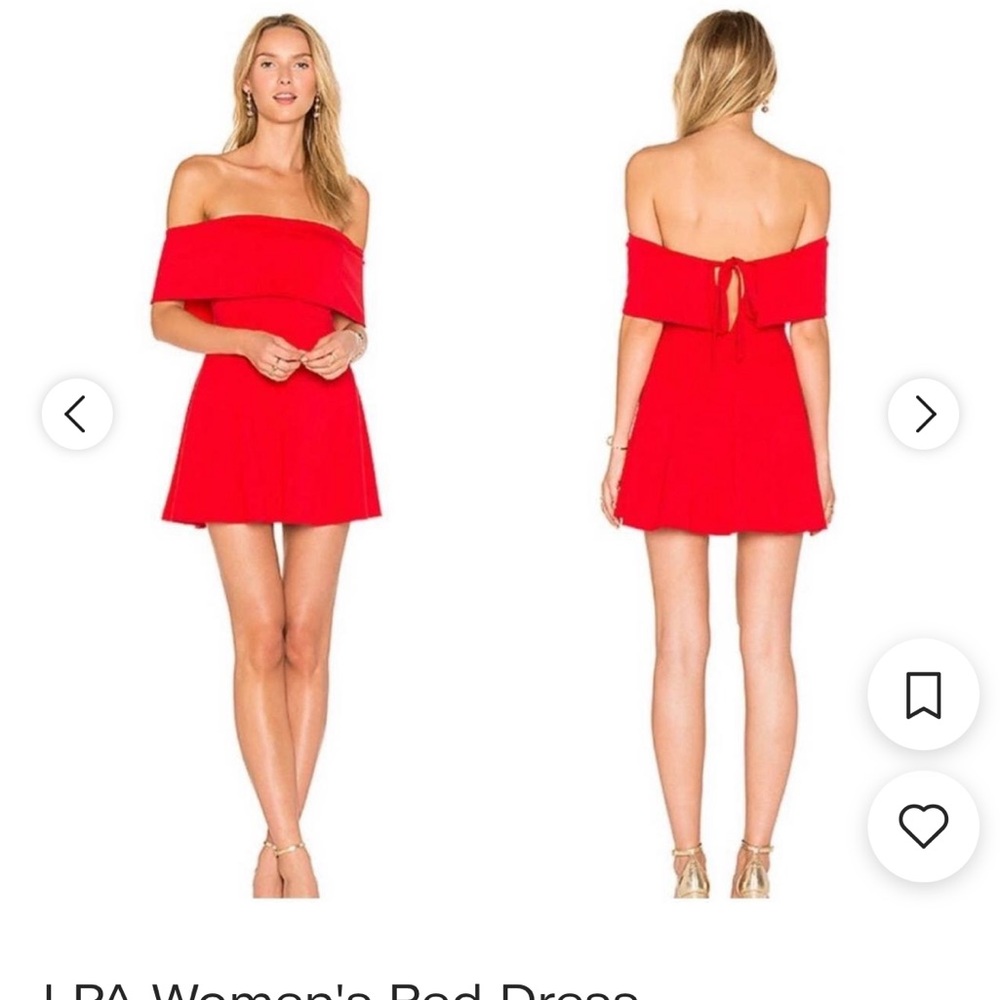 LPA the Label Red Mini Dress